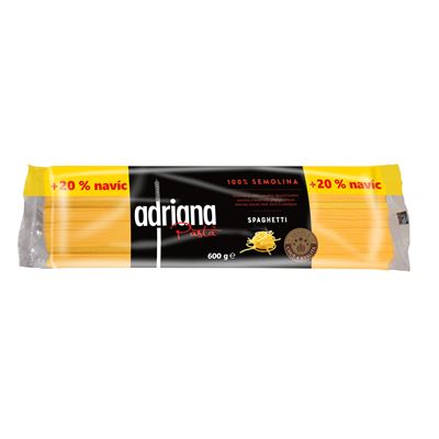 adriana Těstoviny špagety semolinové 600 g