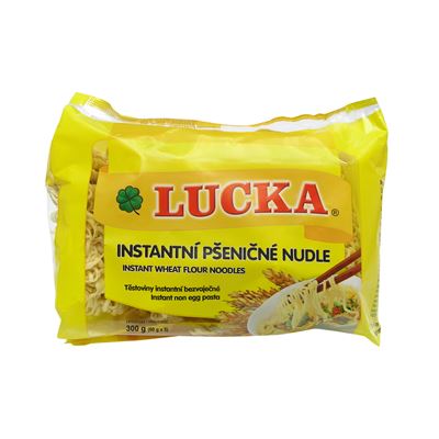 LUCKA Instantní nudle pšeničné bezvaječné 300 g