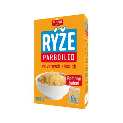 MENU GOLD Rýže Parboiled varné sáčky 800 g
