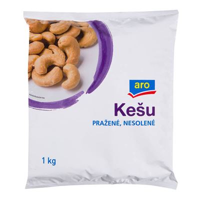 aro Kešu jádra pražené nesolené 1 kg