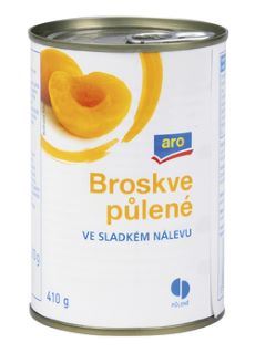 aro Broskve půlené 6 x 410 g