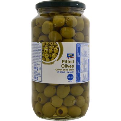 aro Olivy zelené bez pecky 900 g