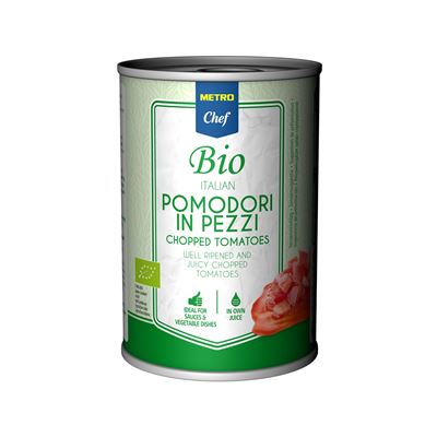 METRO Chef Rajčata BIO krájená 400 g