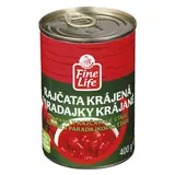 Fine Life Rajčata loupaná krájená 400 g