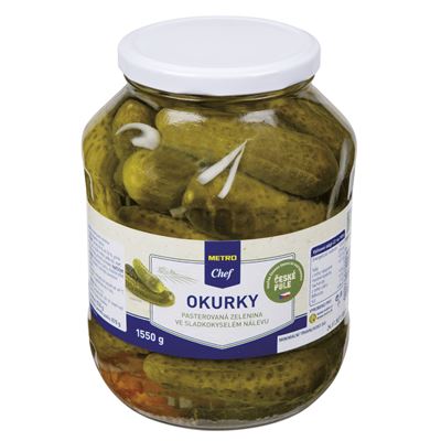 METRO Chef České okurky 6 - 9 cm 1,55 kg