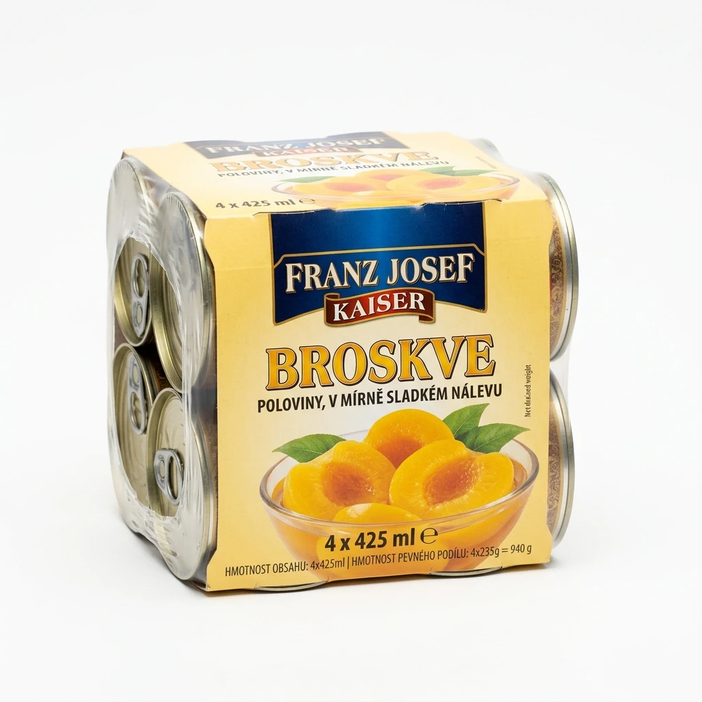 FRANZ JOSEF KAISER Broskve 4 x 425 ml