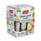 Viva Maso uzené s vejci 16 x 120 g