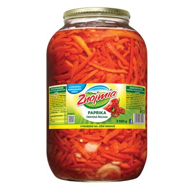 Znojmia Paprika červená řezy 3,5 kg