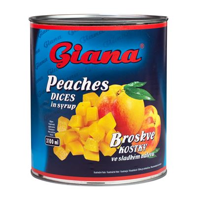 Giana Broskve kostky 3,1 l