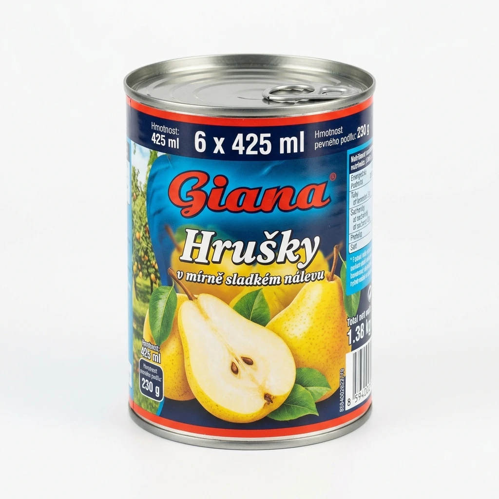 Giana Hrušky 6 x 425 ml