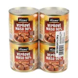 Hamé Vepřové maso 90% ve vlastní šťávě 4 x 290 g