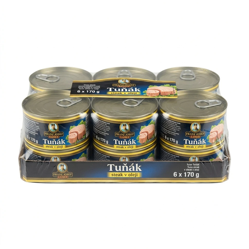 FRANZ JOSEF KAISER Tuňák steak v oleji 6 x 170 g