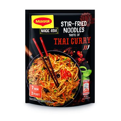 Maggi Asia Thai Curry nudle smažené instantní 128g