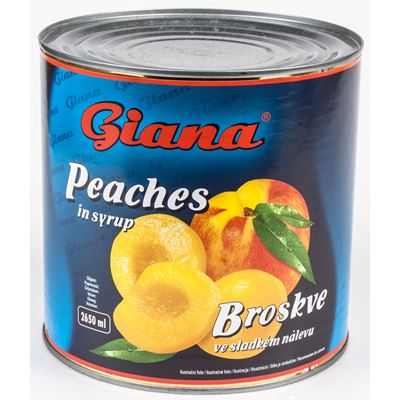Giana Broskve půlené 2,650 l