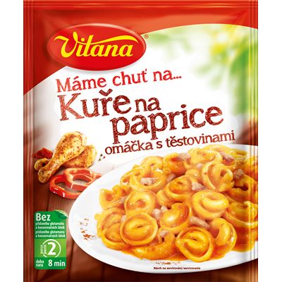 Vitana Kuře na paprice s těstovinami 167 g