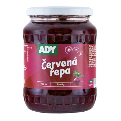 ADY Řepa červená kostky 4 x 720 ml