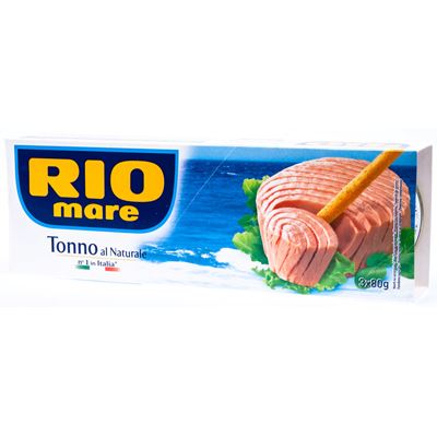 RIO mare Tuňák ve vlastní šťávě 3 x 80 g