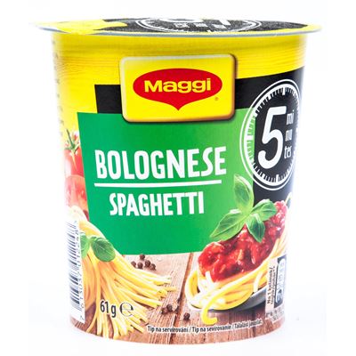 Maggi 5minut cup Boloňské špagety 61 g