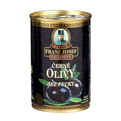 FRANZ JOSEF KAISER Olivy černé bez pecek 314 ml