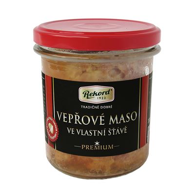 REKORD Vepřové maso ve vlastní šťávě 300 g