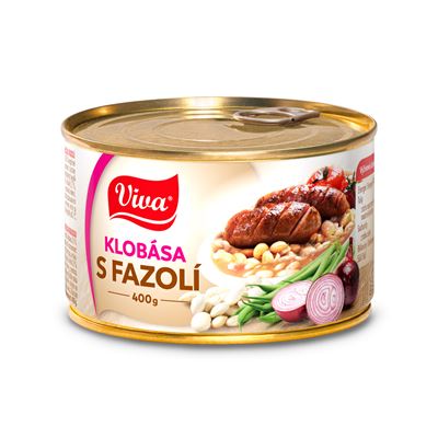 Viva Klobása s fazolí 400 g