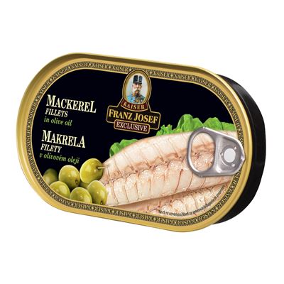 FRANZ JOSEF KAISER Makrela filety v olivovém oleji 170 g