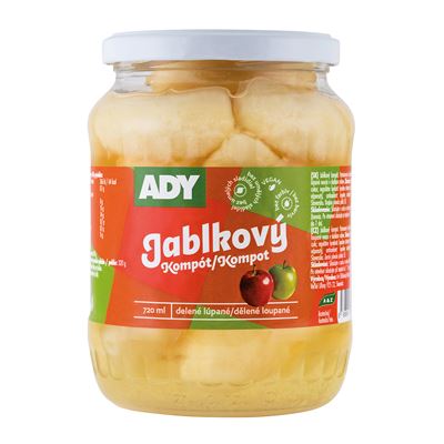 ADY Jablečný kompot 8 x 580 g