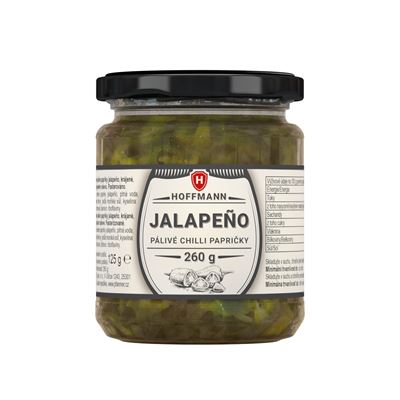 HOFFMANN Jalapeňo pálivé Chilli papričky 260 g