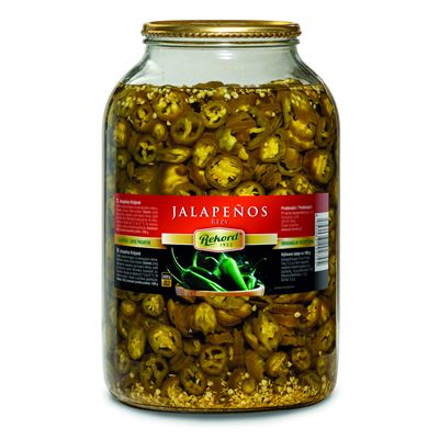 REKORD Jalapeno řezy 3400 g