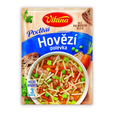 Vitana Poctivá Polévka hovězí 78 g