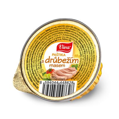 VIVA Paštika drůbeží 30 x 48 g