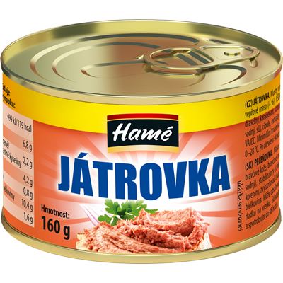 Hamé Játrovka paštika 10 x 160 g