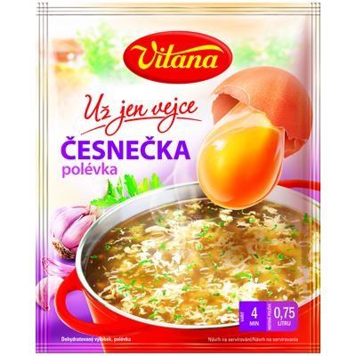 Vitana Už jen vejce Polévka česneková 22 g