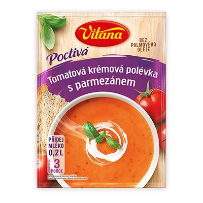 Vitana Poctivá Polévka tomatová krémová s parmezánem 77 g
