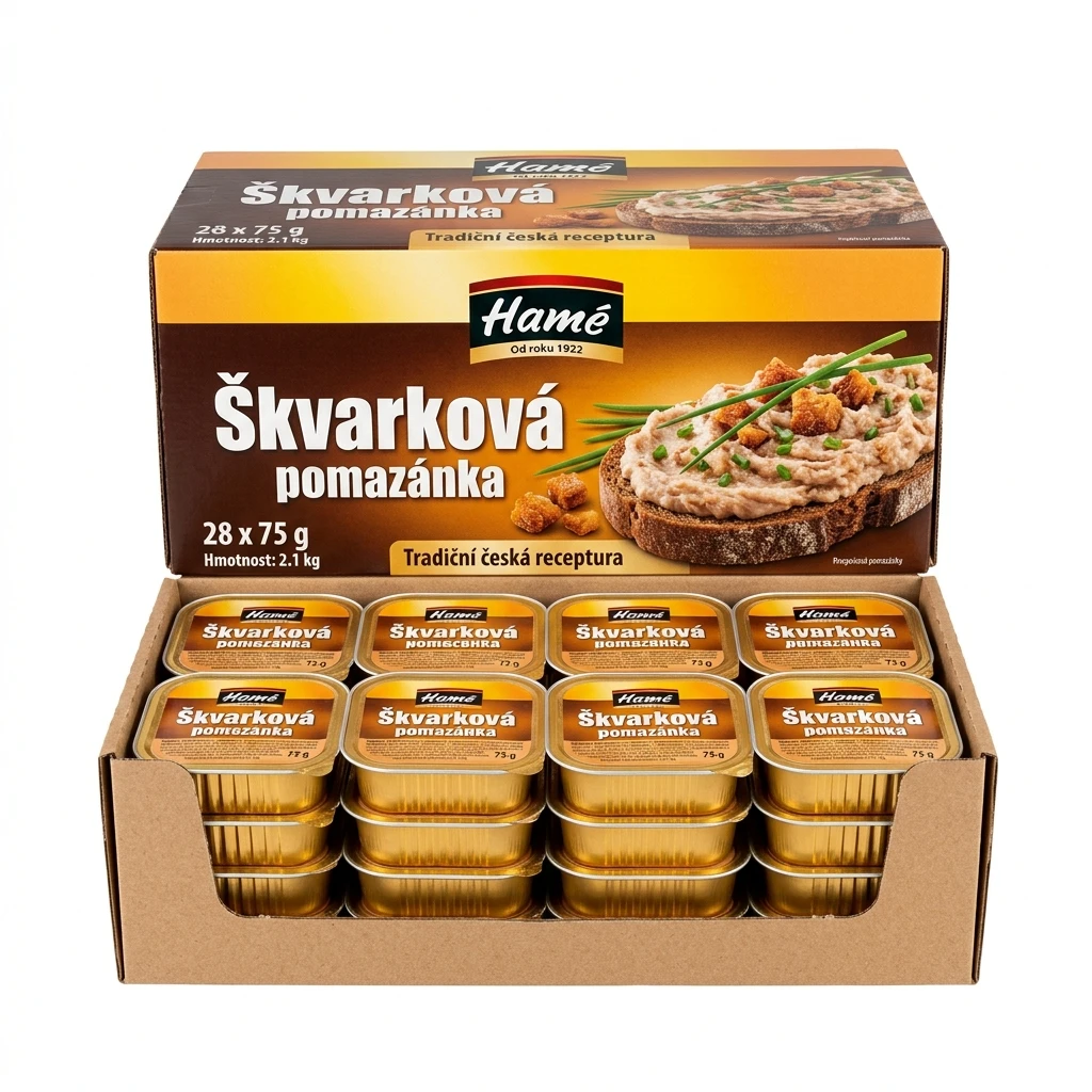 Hamé Škvarková pomazánka 28 x 75 g