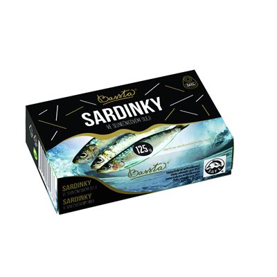Bassta Sardinky v oleji 125 g
