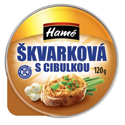 Hamé Škvarková s cibulkou 16 x 120 g
