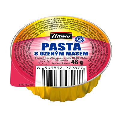 Hamé Pasta s uzeným masem 24 x 48 g