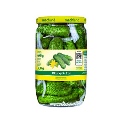 Machland Okurky 5 - 8 cm 670 g