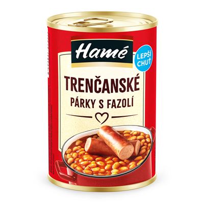 Hamé Trenčanské párky s fazolí 4 x 400 g