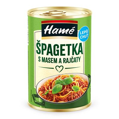 Hamé Špagetka maso a rajčata 4 x 400 g