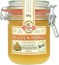 BIHOPHAR Med květový pastový BIO 450 g