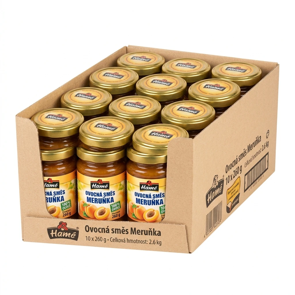 Hamé ovocná směs meruňka 10 x 260 g