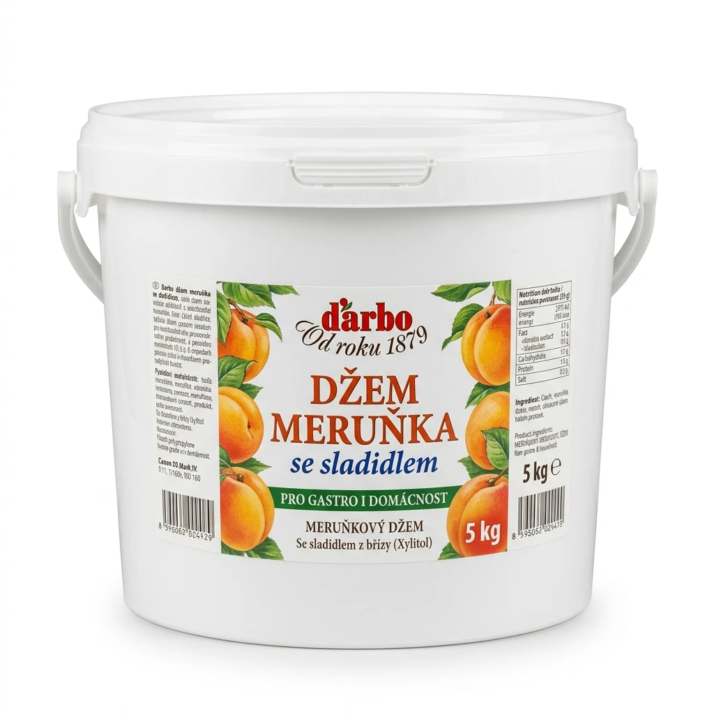 d'arbo Džem meruňka se sladidlem 5 kg