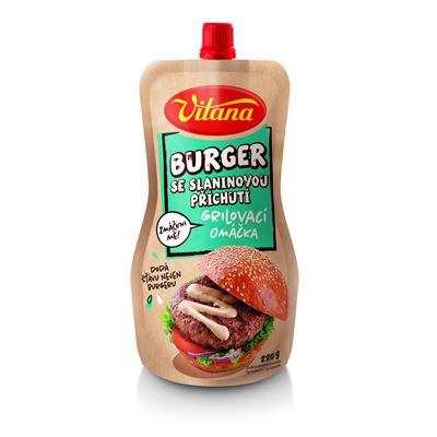 Vitana omáčka burger se slaninovou příchutí 220 g