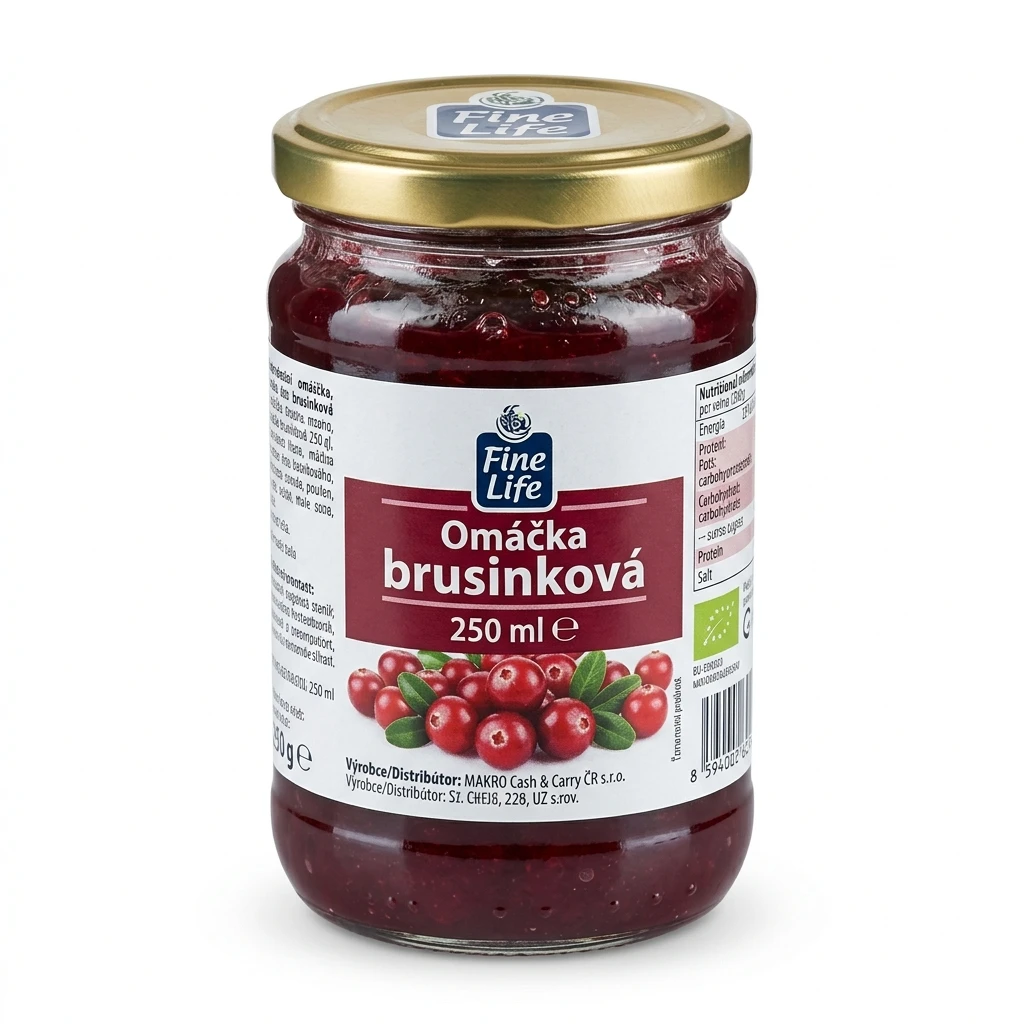 Fine Life Omáčka brusinková 250 ml