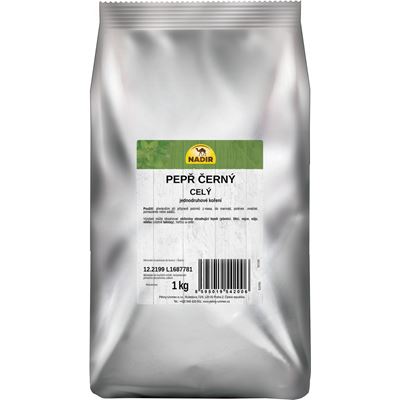 NADIR Pepř černý celý 1 kg
