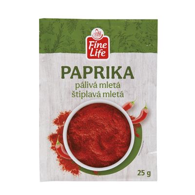 Fine Life Paprika pálivá mletá 5 x 25 g