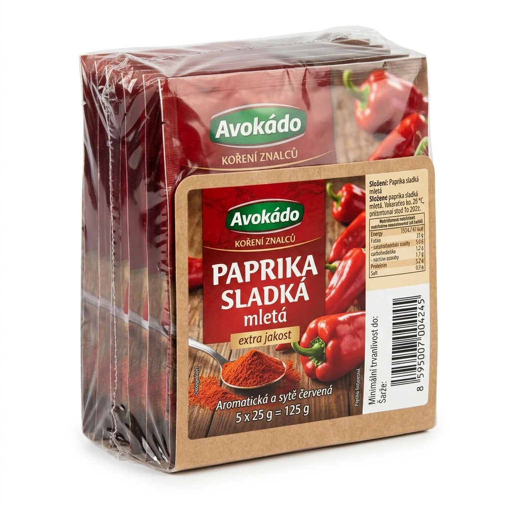 Avokádo Paprika sladká mletá 5 x 25 g