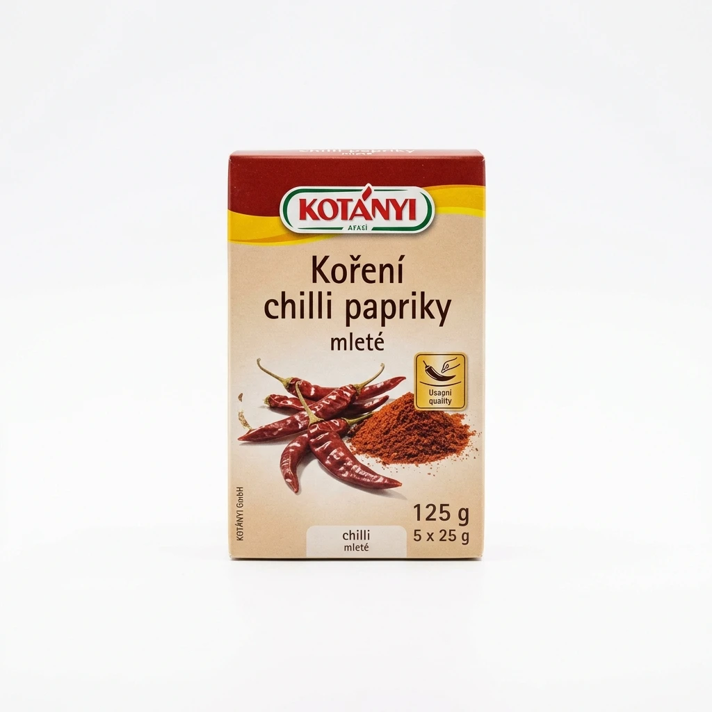 KOTÁNYI Koření chilli papriky mleté 5 x 25 g